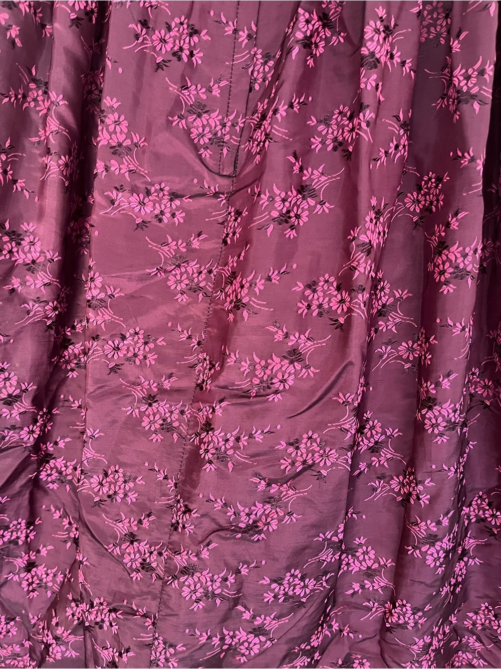 Vintage Gunne Sax by Jessica McClintok Whimsigoth Floral Midi Dress 1980s 2XS - Picture 9 of 15